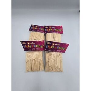 Craft Sticks VWAY Superior 100 Pack Conforms To‎ ASTM Practice D-4235 (4 BAGS)